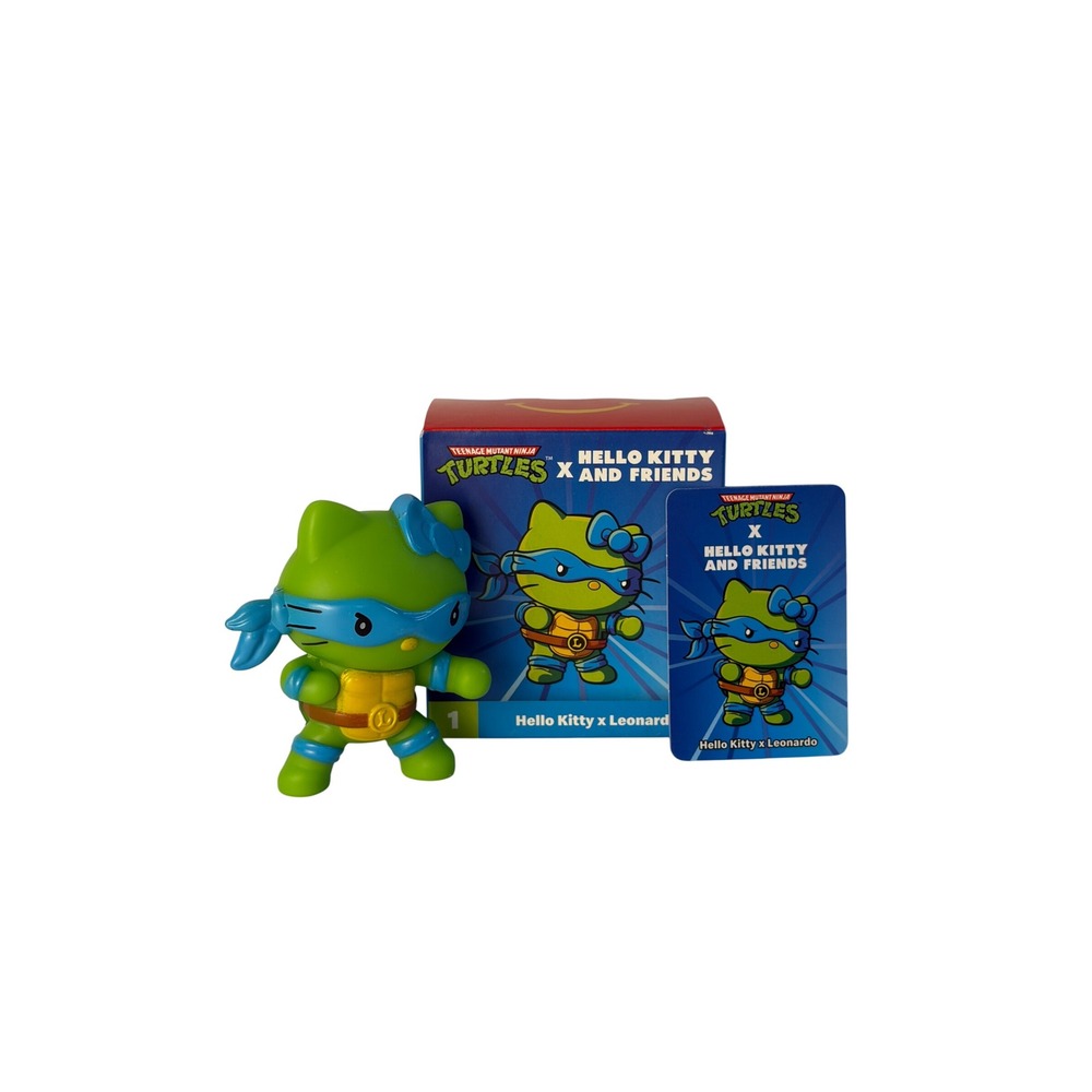 McDonalds Happy Meal Toy TMNT x Hello Kitty Leonardo #1